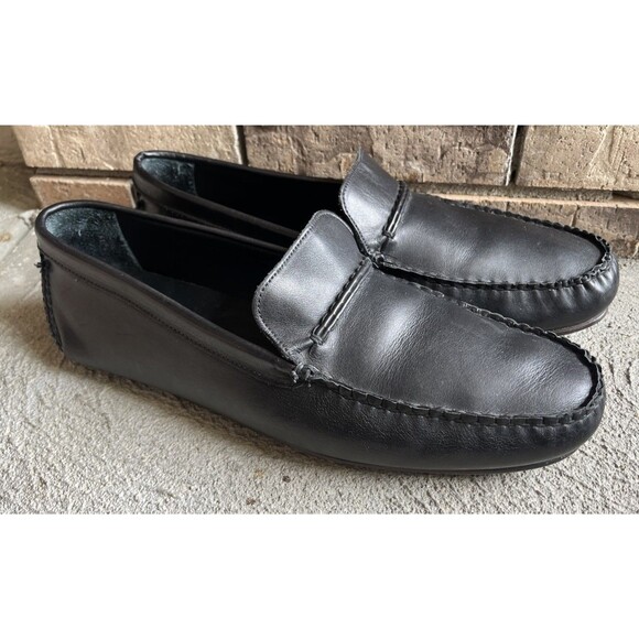 Allen Edmonds Super Sport Driver Men\'s 13 3E Black Leather Driving Loafers main image 11